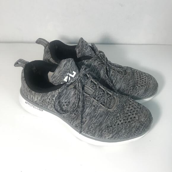 APL Women's Techloom Pro Charcoal Gray Athleisure Sneakers Lace Up Sz 7 - Picture 1 of 11